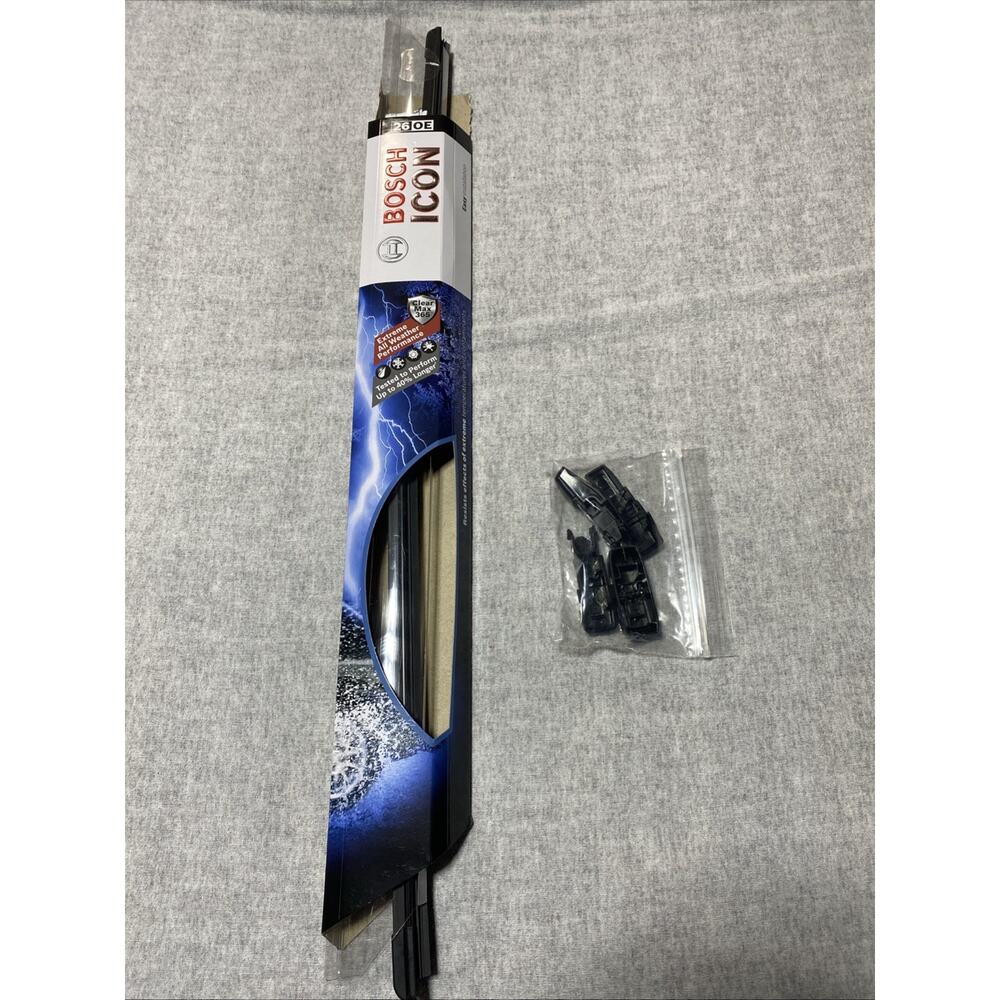 Bosch Icon Windshield Wiper‎ Blade 26OE New Open Box All Seasons Weather Resist